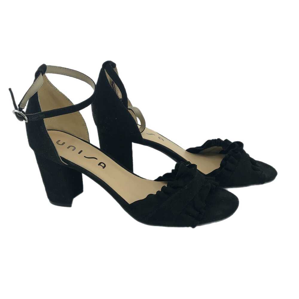 Unisa Black Heels Open toe Ankle strap | Womens 9.5